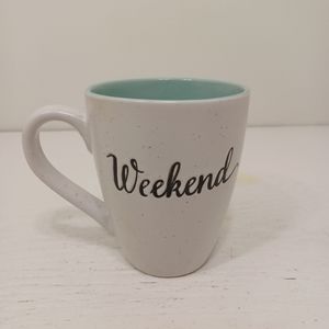 New weekend Coffee mug. Ceramic cup